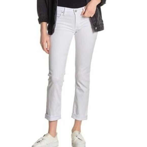 Hudson Jeans Denim - HUDSON Baraca Crop Straight Cuff Jeans 